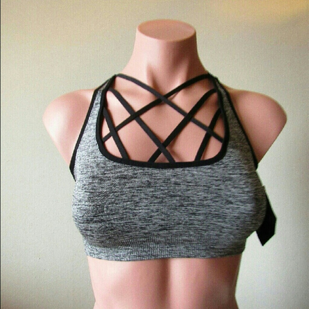 Victoria's Secret Sports bra gray